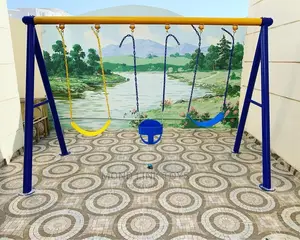 This Is 3 Seaters Iron Swing Set