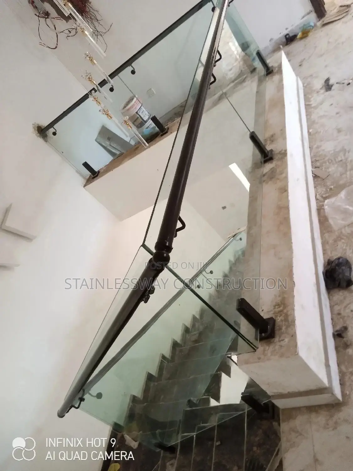 Black Foreign Uprights/Glass Work