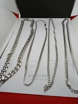 Men's Fashion Neck Chain 0110 - Silver