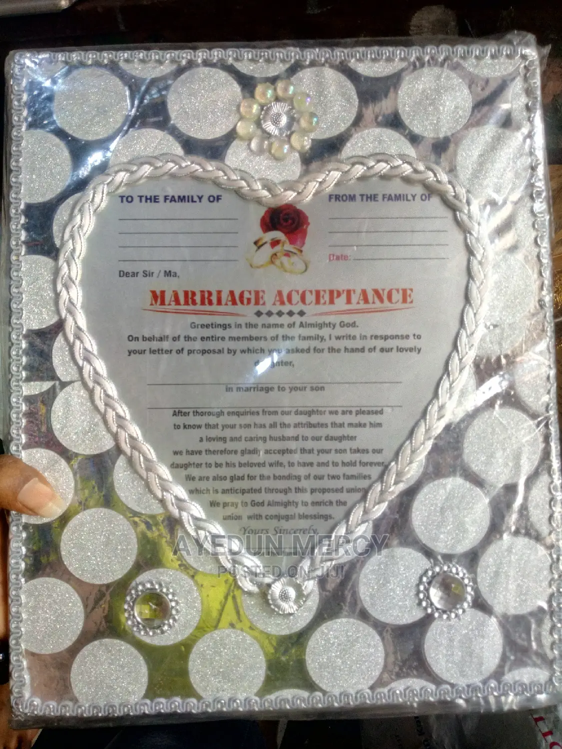 2in1 Proposal/ Acceptance Letter