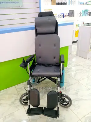 Foldable Electric Wheelchair - Silver