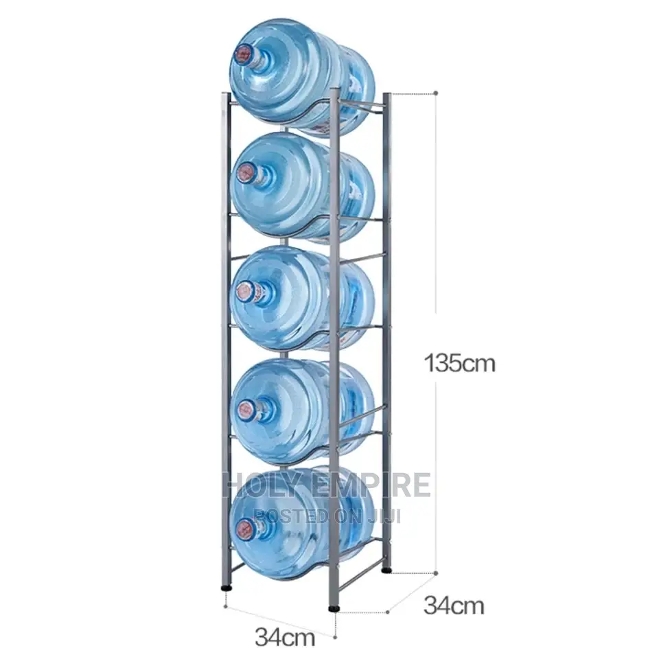 5-Tier Water Bottle Holder Rack,