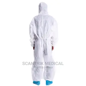 WHITE Disposable Coverall Suit
