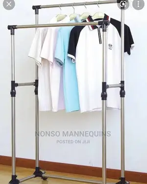 60 Kg Double Pole Clothes Rack