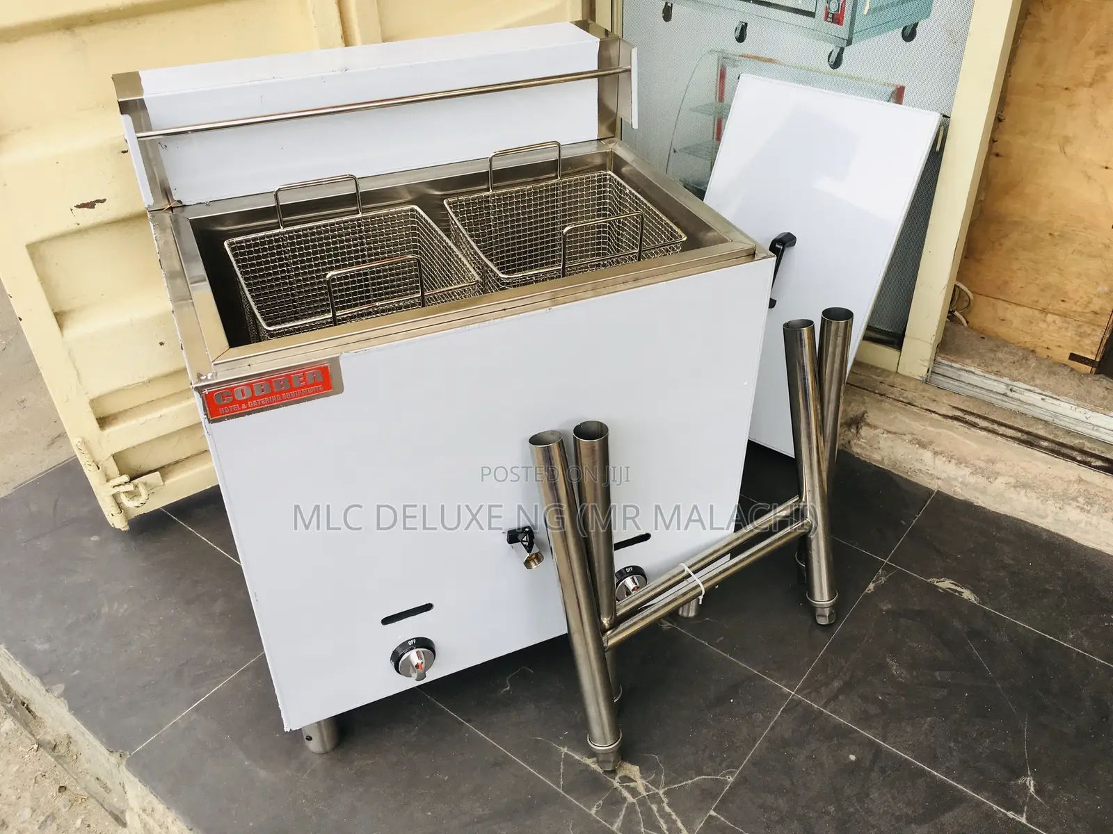 40l Industrial Big Single Tank Standing Deep Fryer(2 Baskets