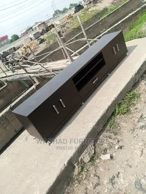 A Unique TV Stand With Drawers