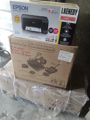 Complete Package , Sublimation Printer,8 In1 Press, Plotter