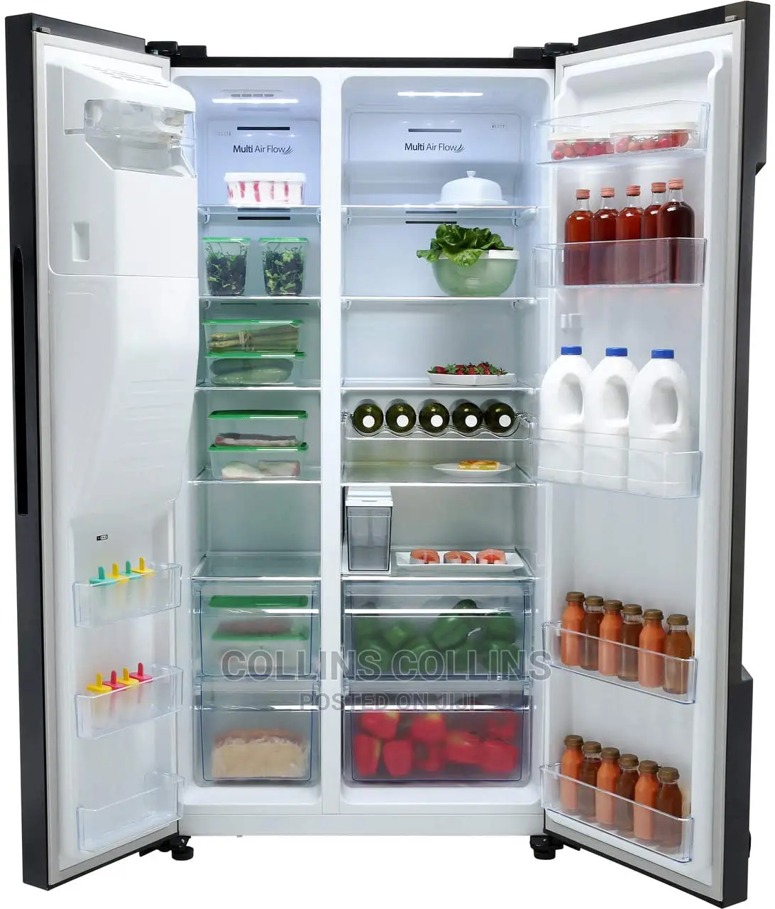Hisense Side-by-Side American Fridge and Freezer