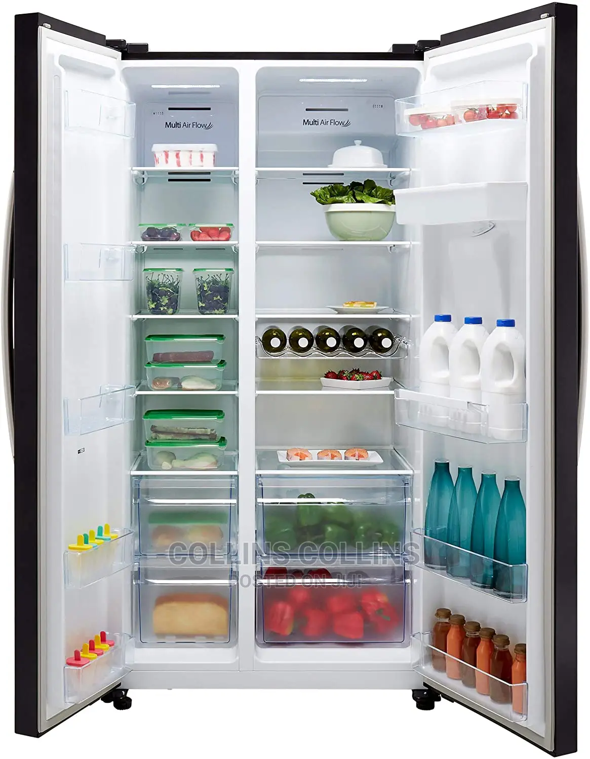 Hisense Side-by-Side American Fridge and Freezer