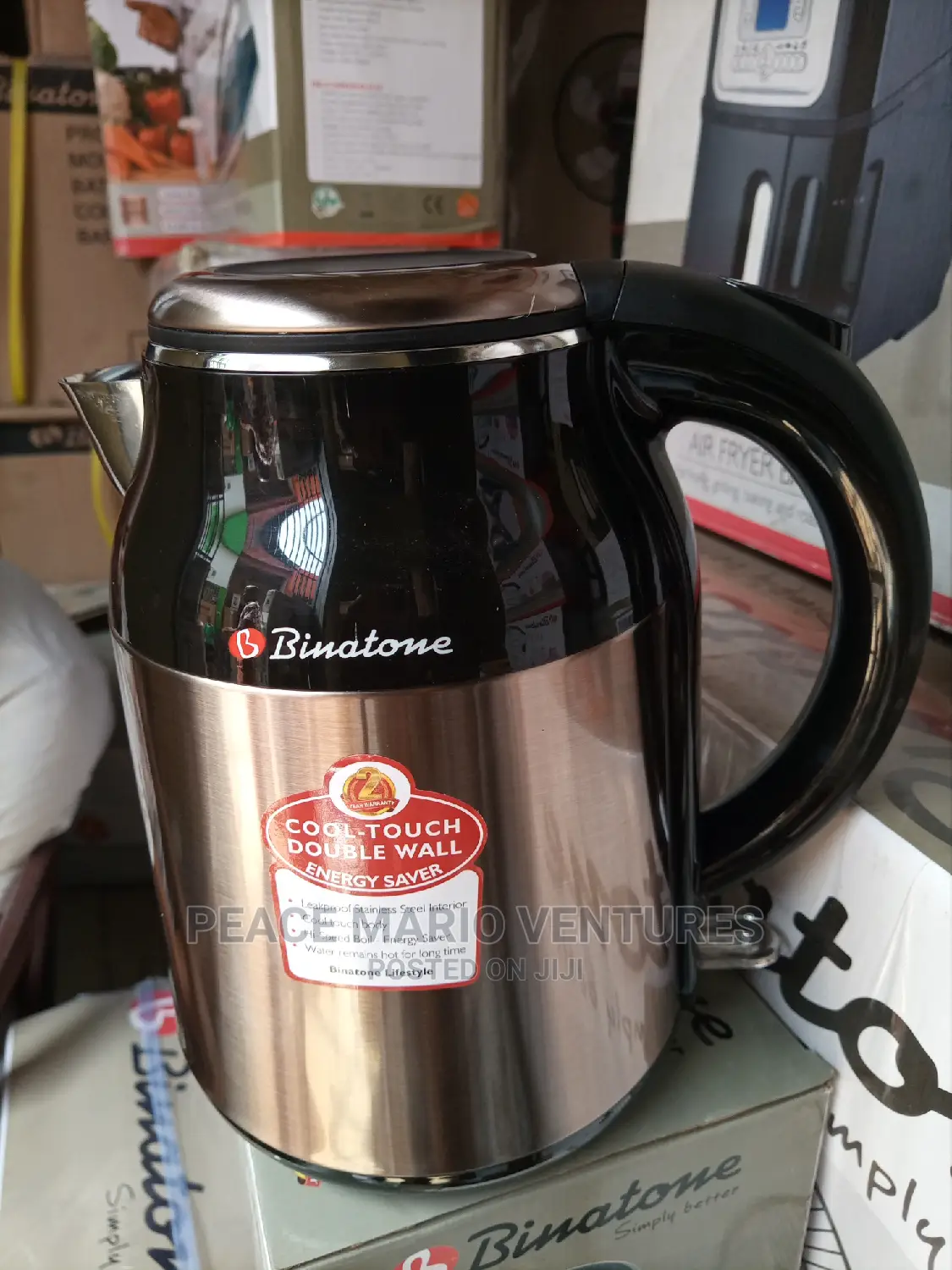 Binatone Electric Jug and Kettle With Double Surface 2years