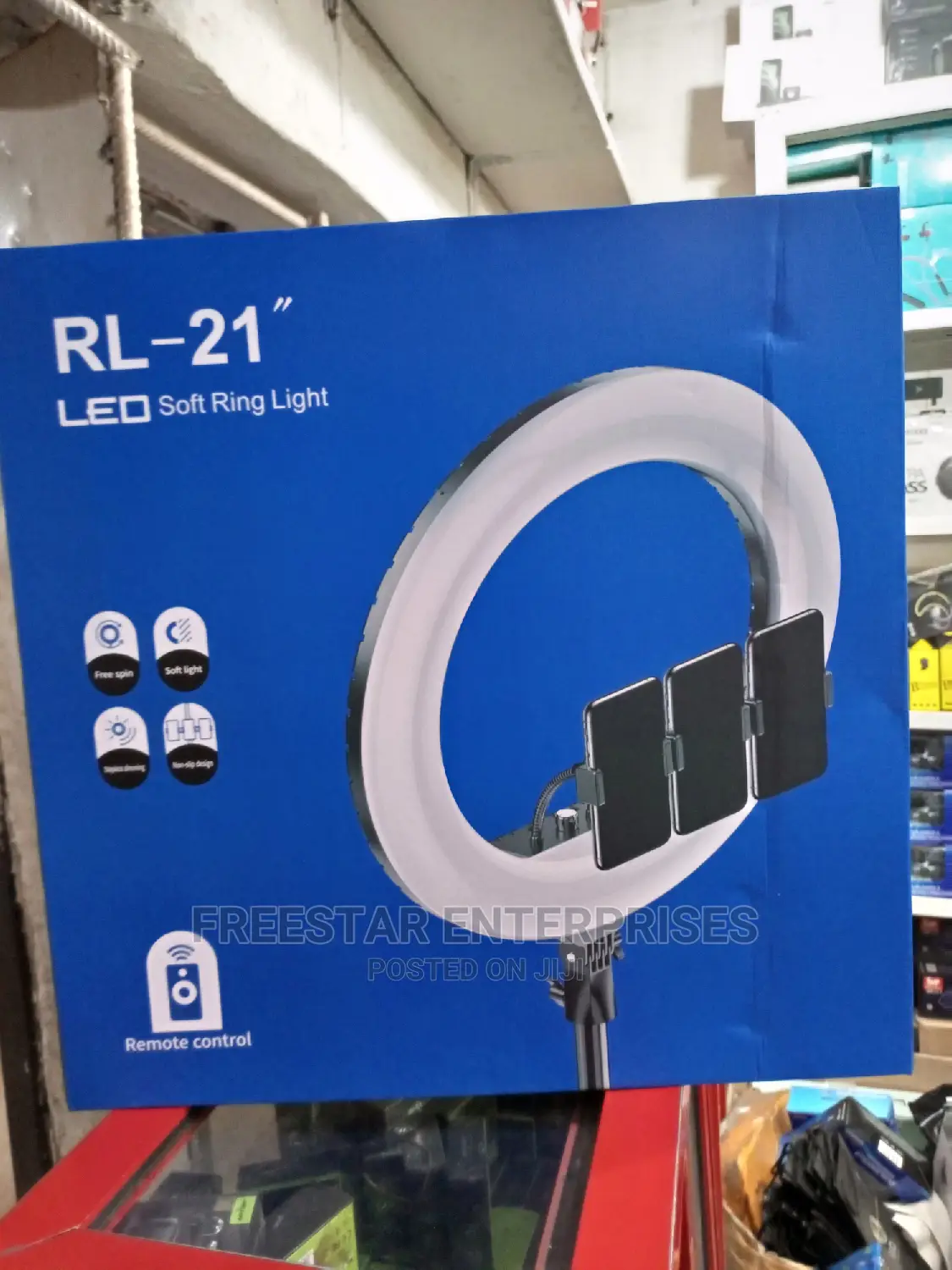 21 Inches Led Ring Light. Stand. Quality 21" Ring Light