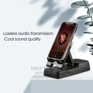 Bluetooth Speaker Phone Holder With Power Bank