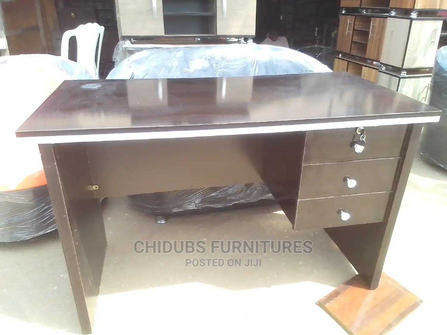 Executive Office Table With Drawers.