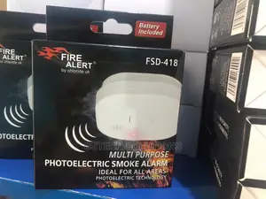 Wireless Fire Alert /Smoke Alarm Detector (Battery Operated)
