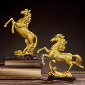 Gold Horse Figurine