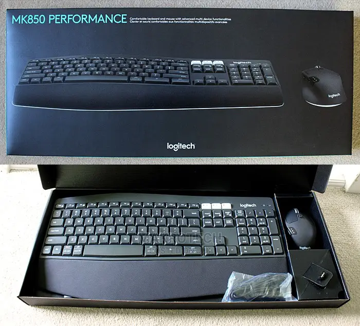 Logitech MK850 Performance Wireless Keyboard and Mouse Combo
