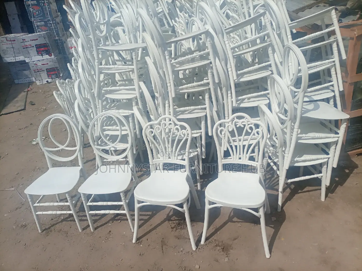 Supermax Plastic Cheverlys Events Chairs