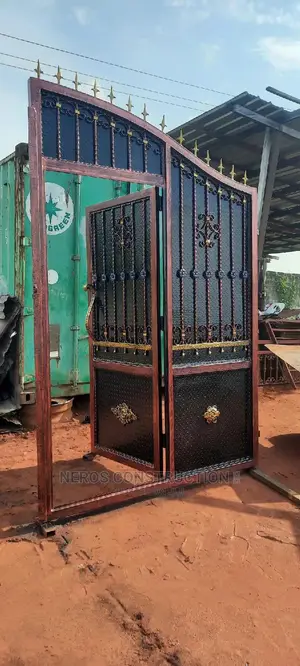 Chaka Plated Wrought Iron Security Gate