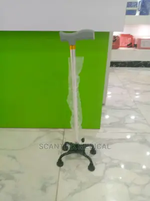 Aluminum Quad Cane Four Legs Walking Stick for Disabled
