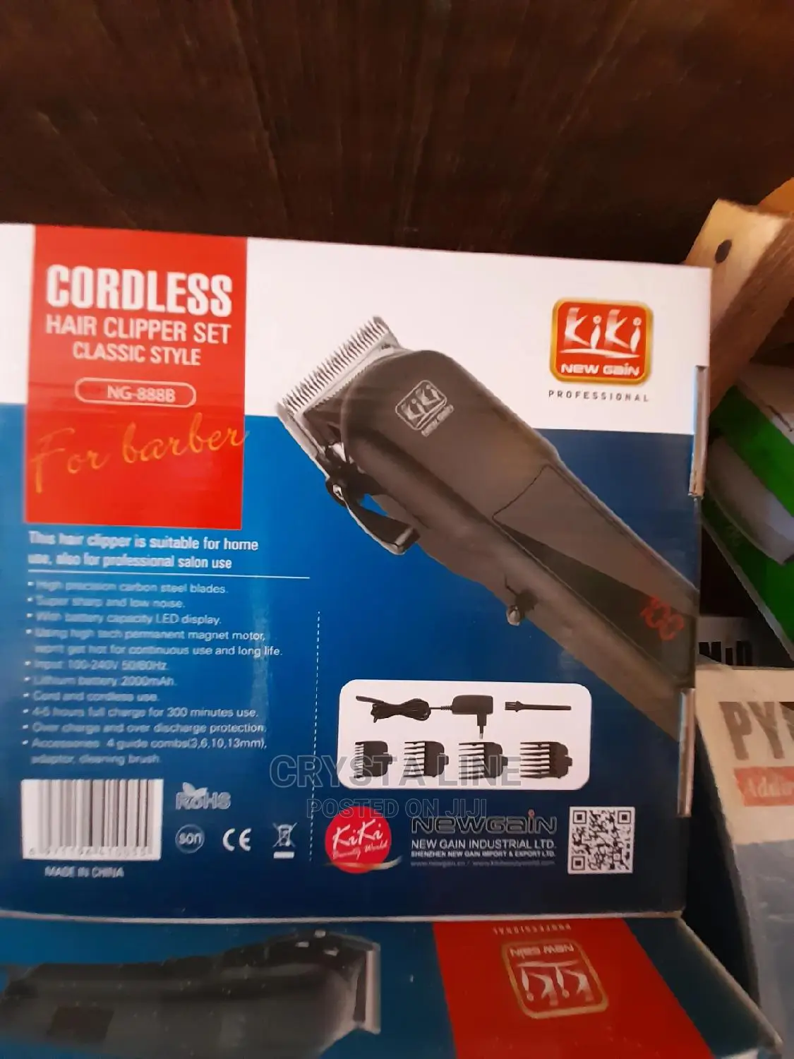 KIKI Wireless Digital Rechargeable Clipper