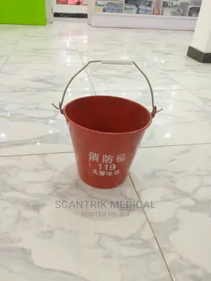 Fire Sand Bucket /Fire Bucket With Cover/Red Fire Bucket