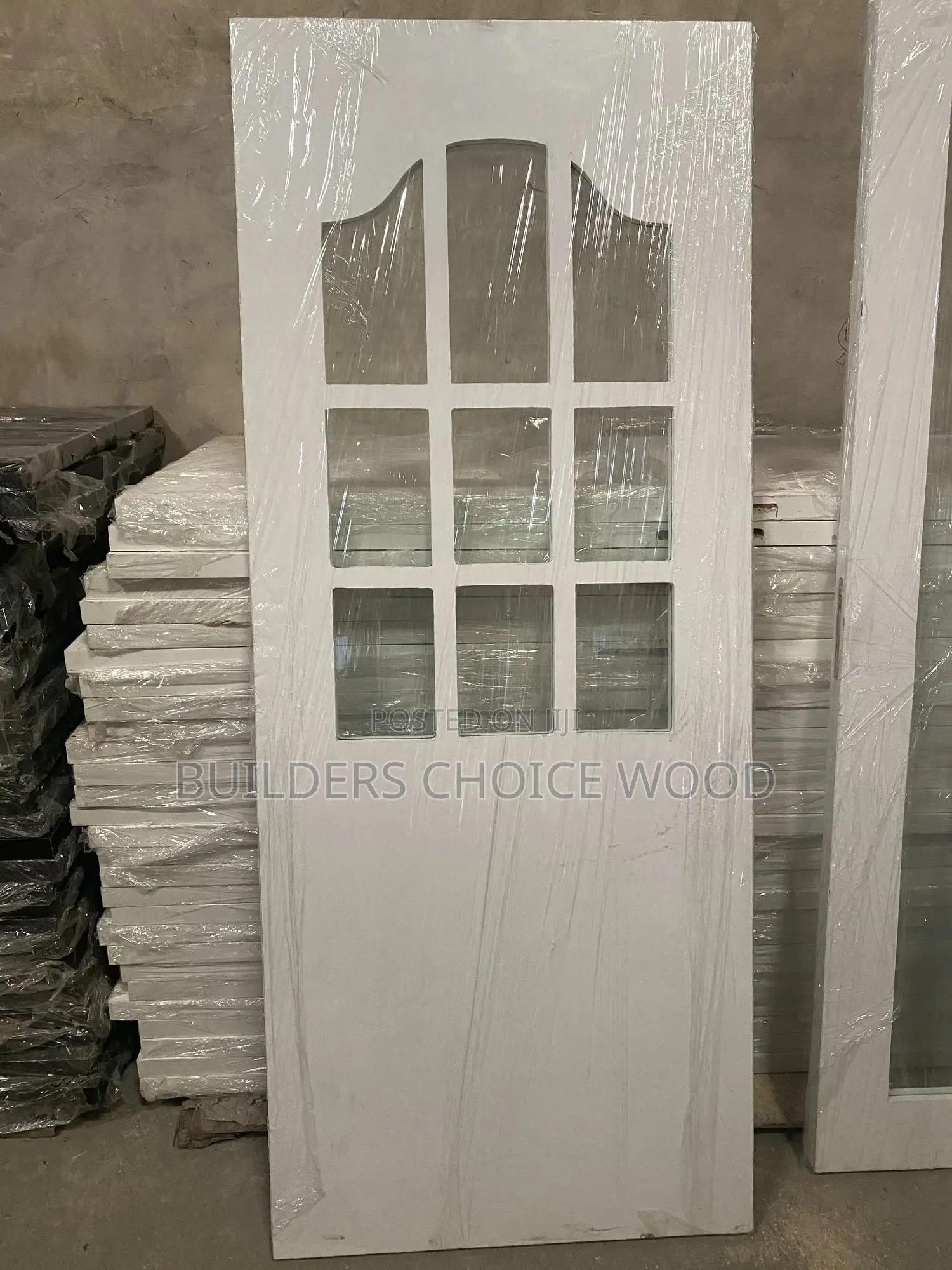 Hardcore Wooden Glass Doors