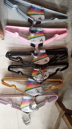 Different Colours Of Coated Hangers
