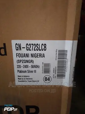 272liters LG Inverter Refrigerator