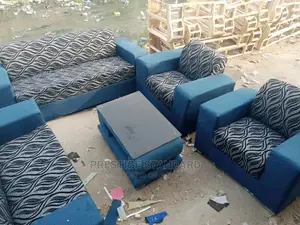 A 7 Seater Sofa With Center Table
