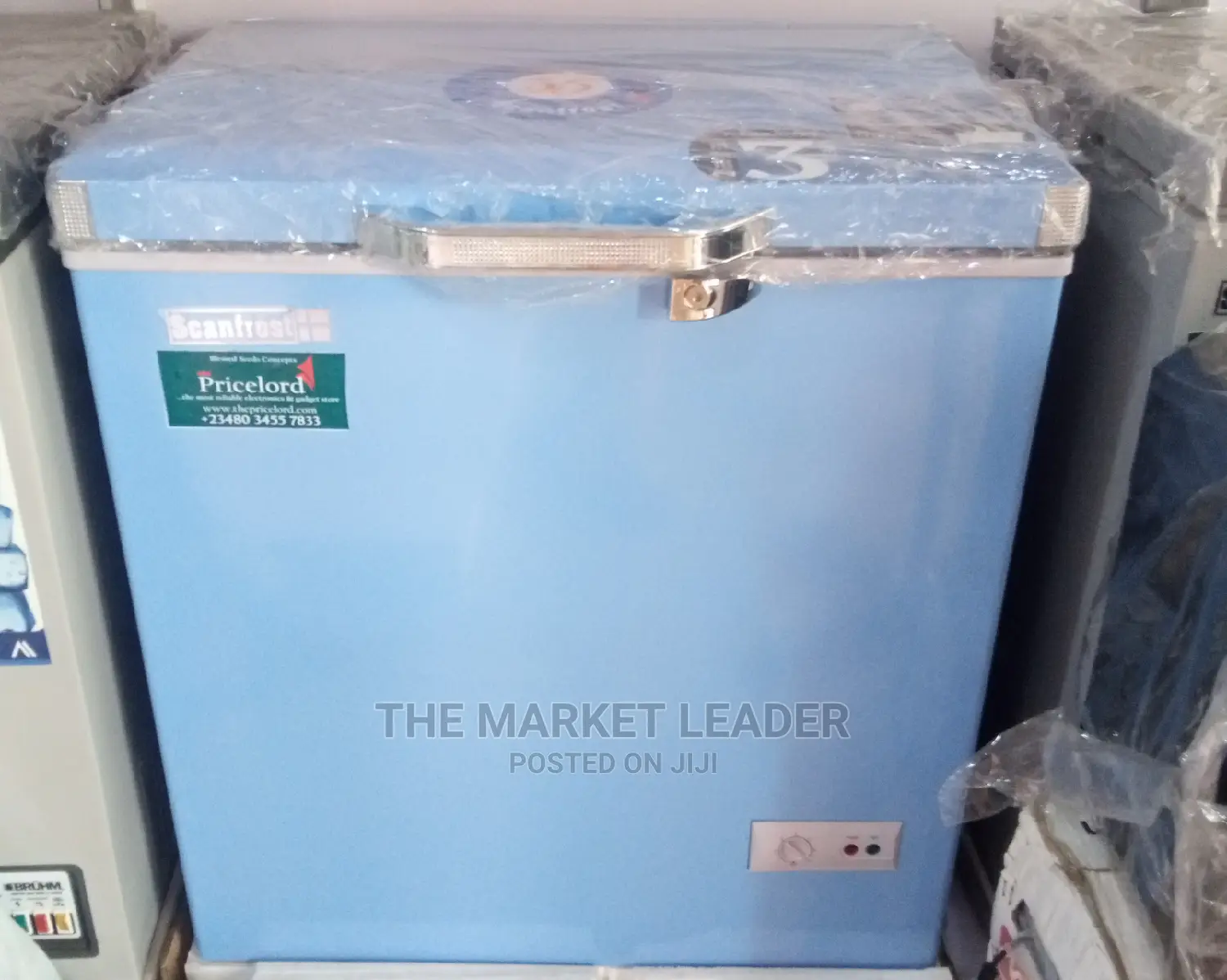 Scanfrost Chest Freezer Sfl150eco - Blue