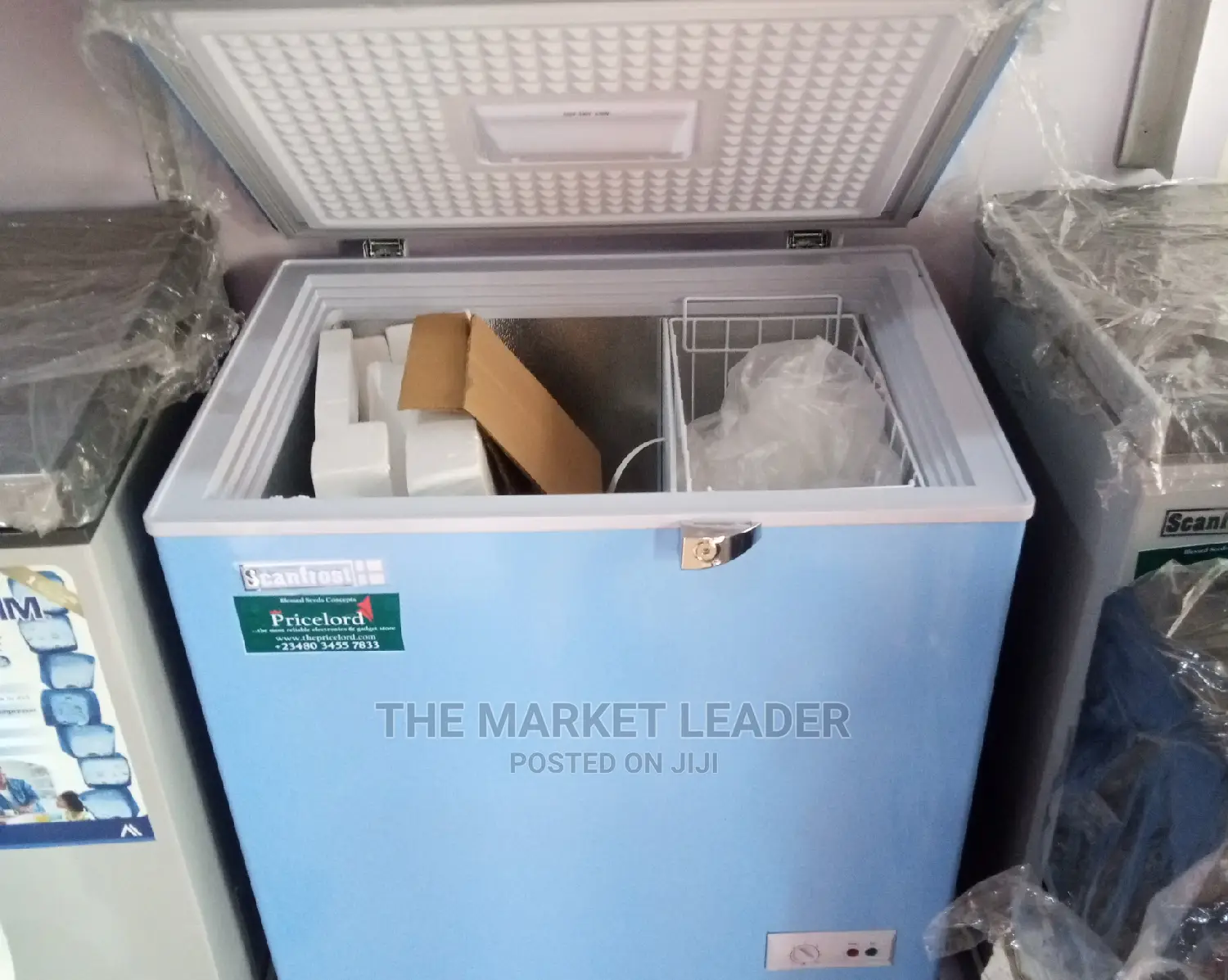 Scanfrost Chest Freezer Sfl150eco - Blue