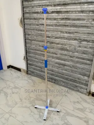 Scantrik Medical Supplies Medical Drip Stand With Wheel