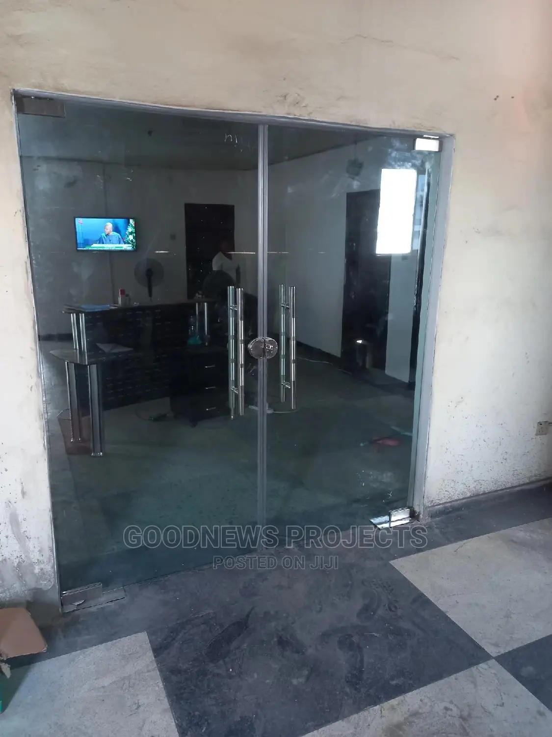 Frameless Tampered Glass Door