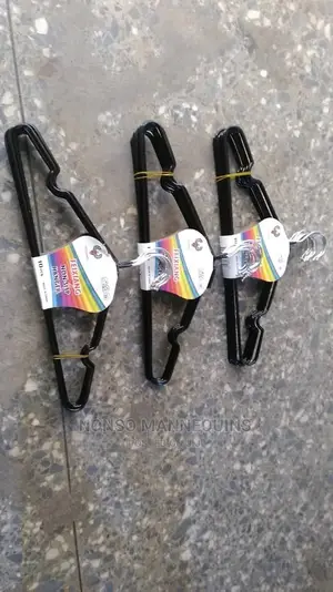 Black Coated Clothes Hangers
