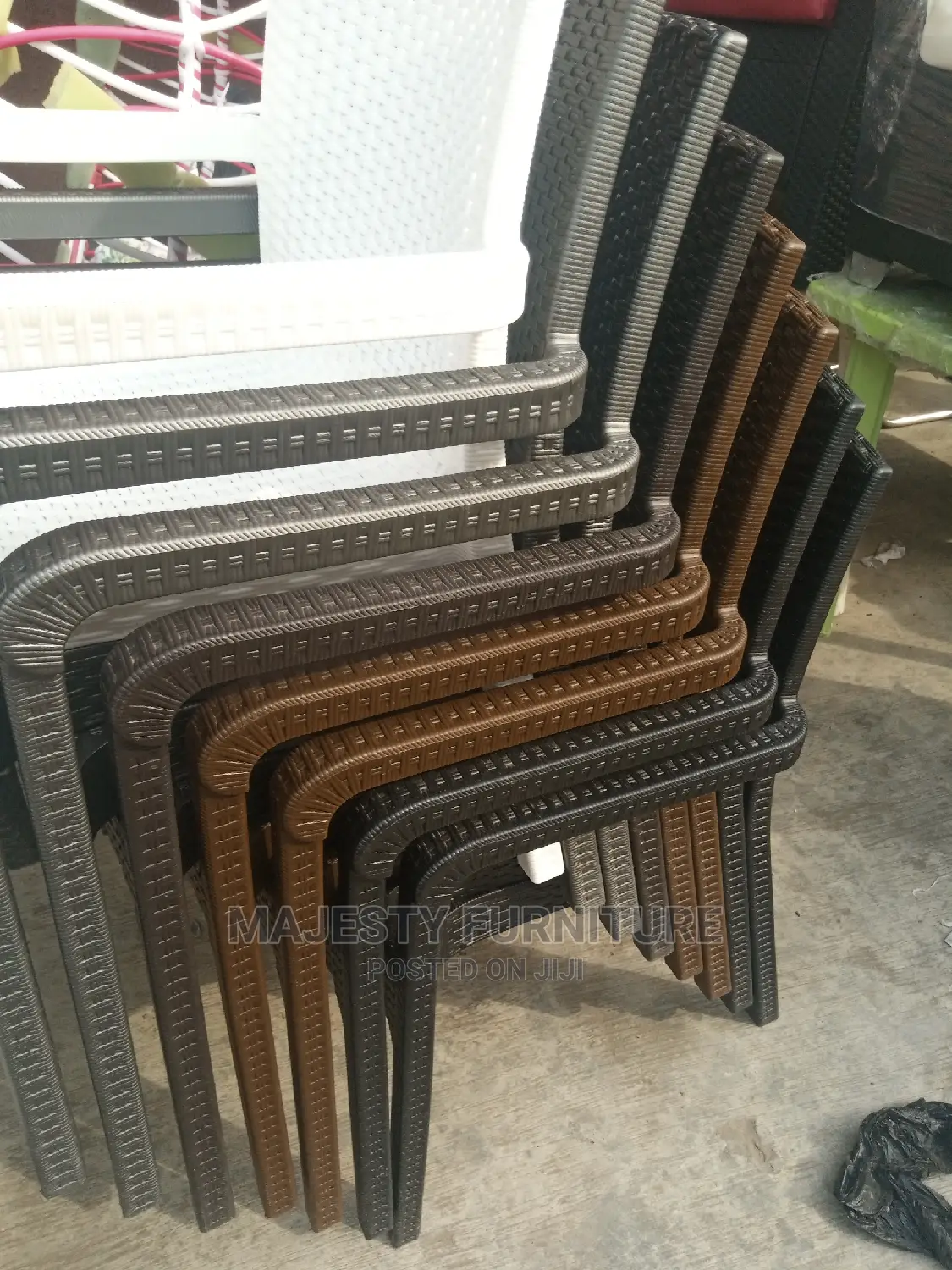 White Rattan Chair