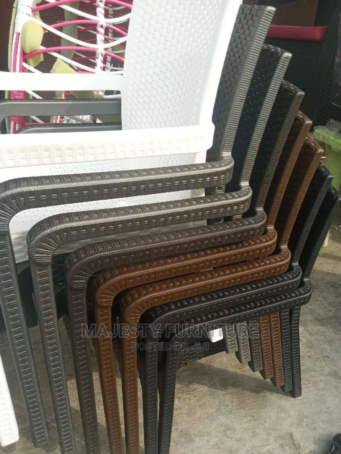 White Rattan Chair