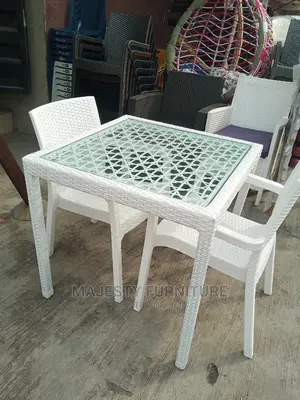 White Rattan Chair