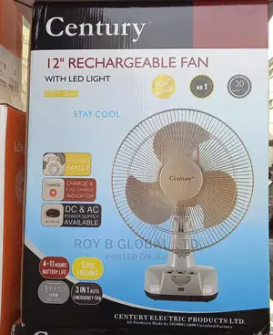 Rechargeable Table Fan