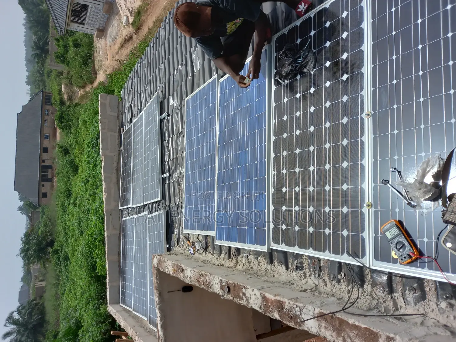 7.5kva 15panels 4batteries Full Installation