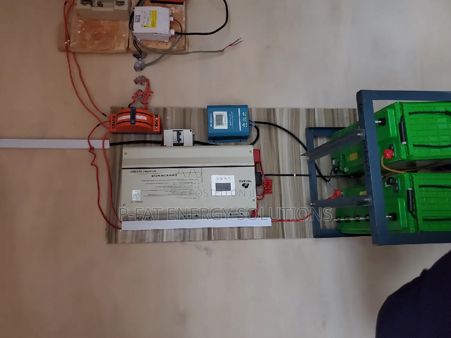 7.5kva 15panels 4batteries Full Installation