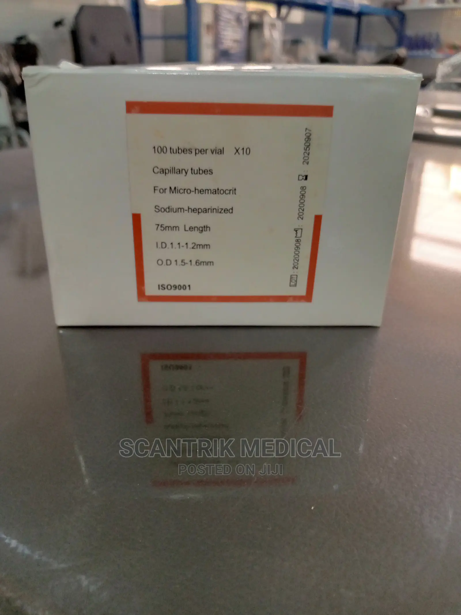 Hematocrite Non-heparinized Capillary Tubes Tip