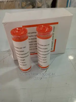 Red Micro Hematocrit Capillary Tube With Heparin
