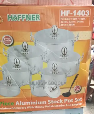Aluminium Stock Pot Set