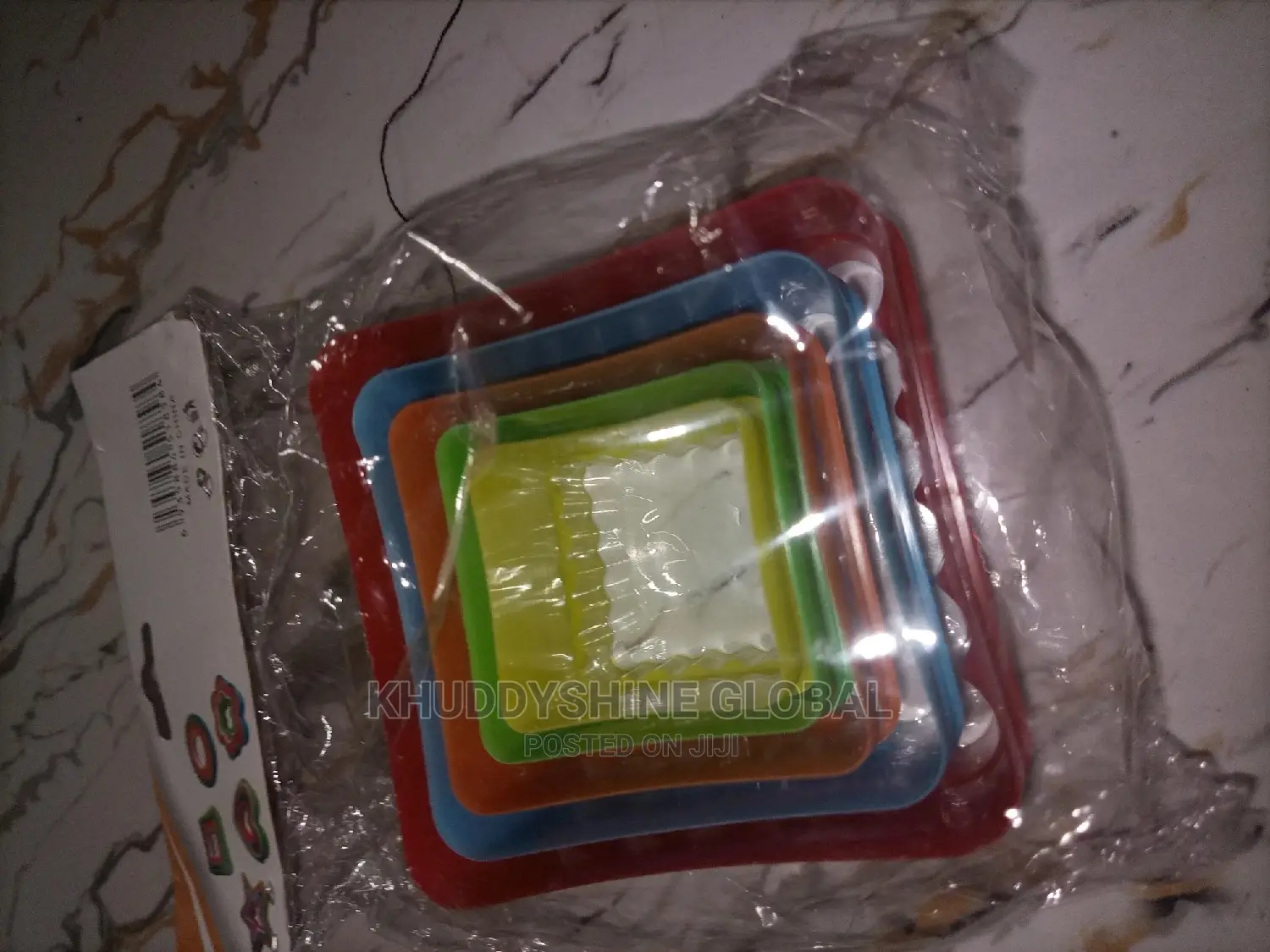 5pcs Square Fondant Cake Cutters