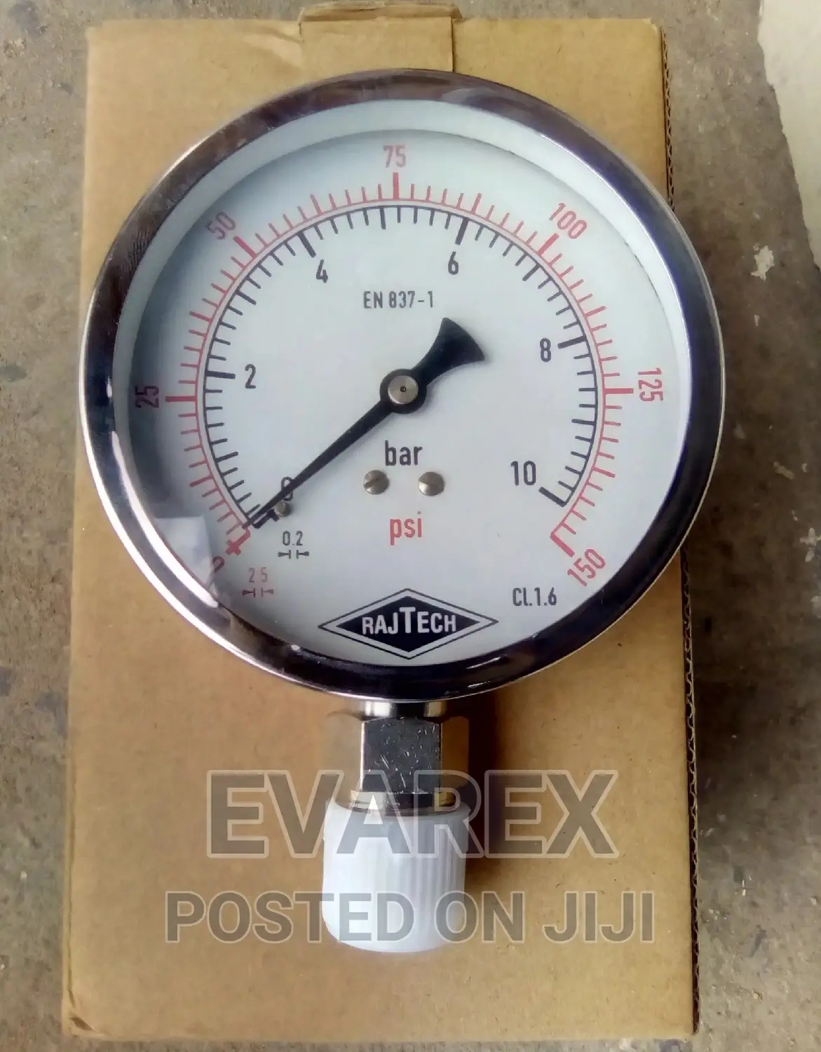 10 Bar Water Pressure Meter Gauge