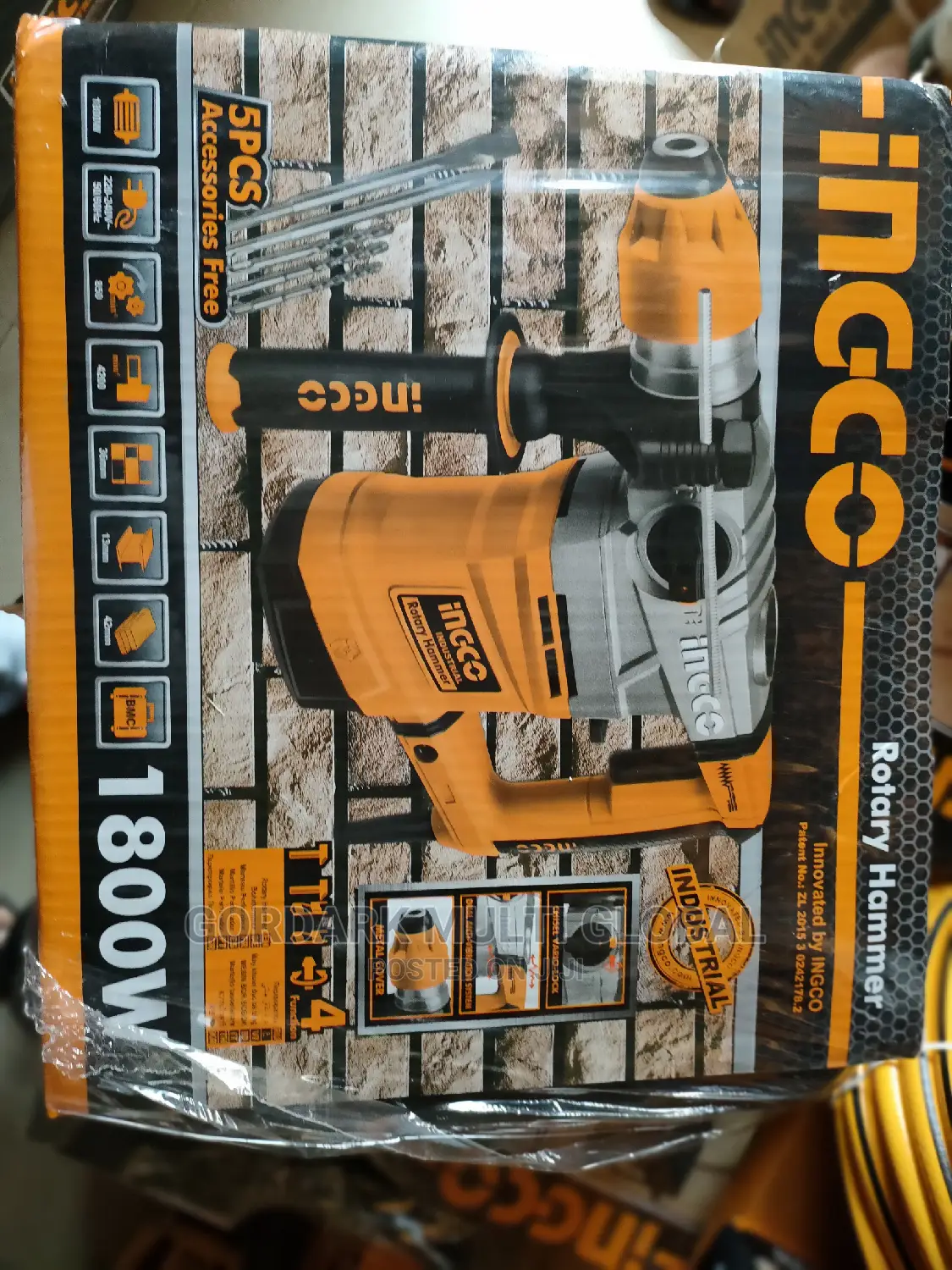 Rotary Hammer 1800w