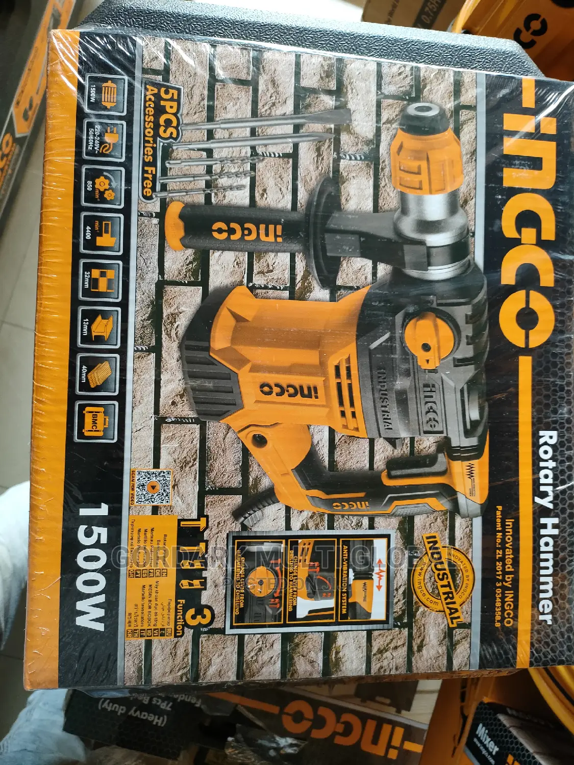 Rotary Hammer 1500w