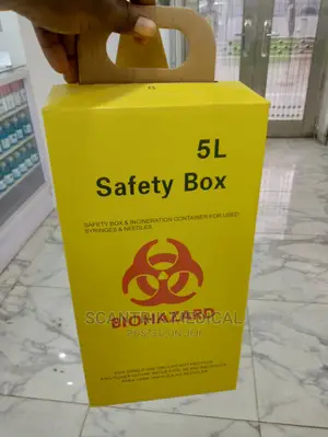 5L Biohazard Needle Safety Box/ Protection