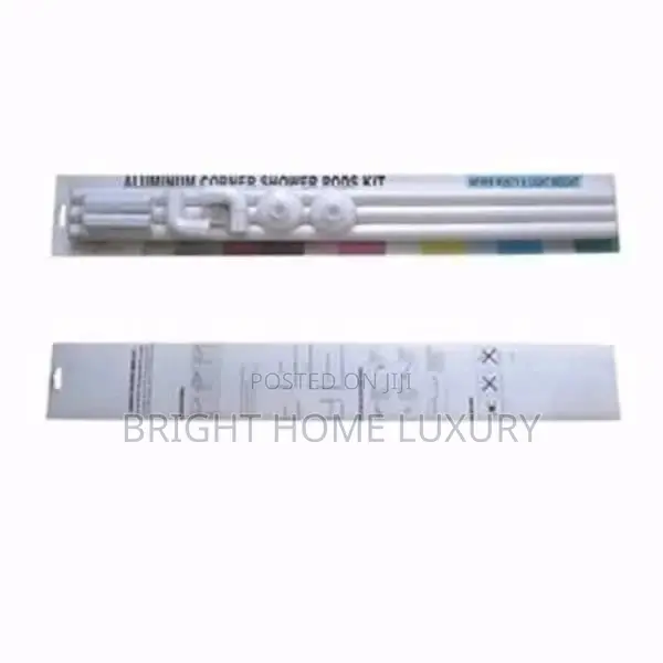 Corner Shower Curtain Rod - Curtain Not Included