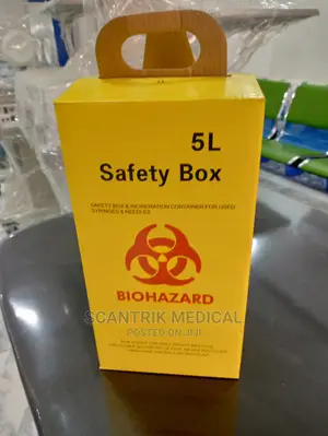 Yellow Safety Box 5L Syringes Needles
